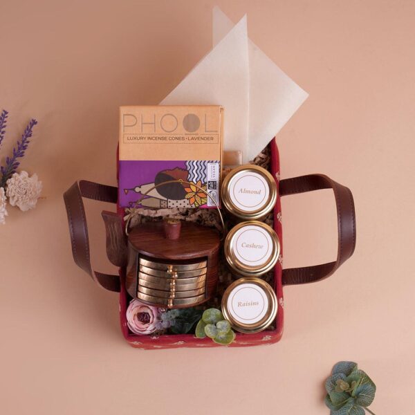 Nuts and Raisin Platter Gift Box - Image 2