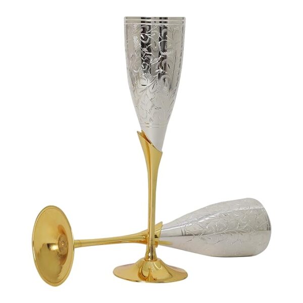 INTERNATIONAL GIFT German Silver Wine Glass with Elegant Design - Image 3