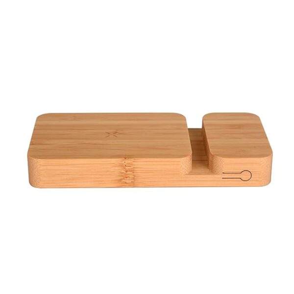 Wangari Oak 2 In1 Wireless Power Bank with Phone Stand - Image 4